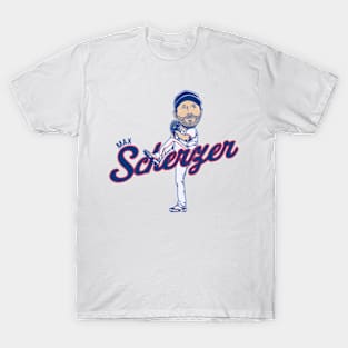 Max Scherzer Texas Caricature T-Shirt